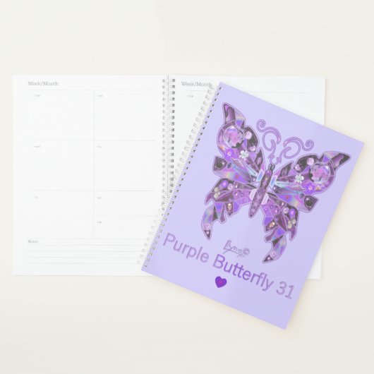 Lila Schmetterling 31 Planer (Anzeige)