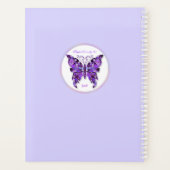 Lila Schmetterling 31 Planer (Rückseite)