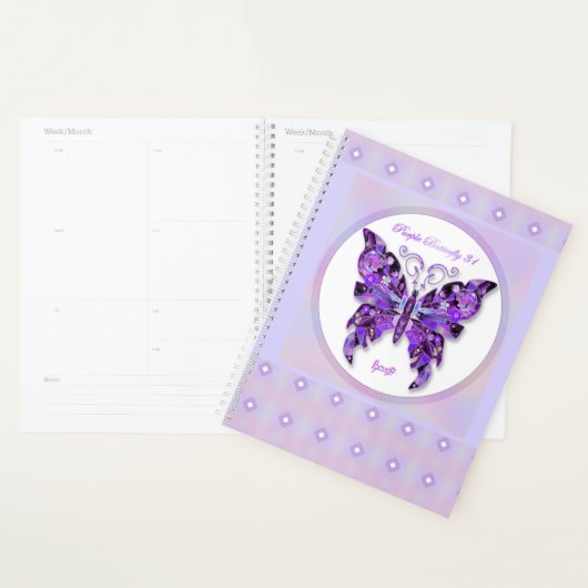 Lila Schmetterling 31 Planer (Anzeige)