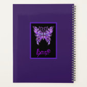 Lila Schmetterling 31 Planer (Rückseite)