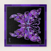 Lila Schmetterling 31 Puzzle (Horizontal)
