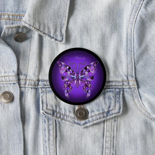 Lila Schmetterling 31 Schaltfläche Button (Beispiel)