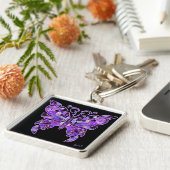 Lila Schmetterling 31 Schlüsselanhänger (Seite)