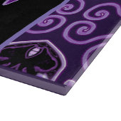 Lila Schmetterling 31 Schneidplatte Schneidebrett (Ecke)