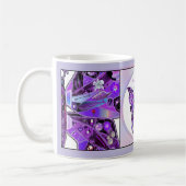 Lila Schmetterling 31 Tasse (Links)