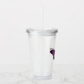 Lila Schmetterling Acryltrinkbecher (Rechts)