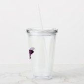 Lila Schmetterling Acryltrinkbecher (Links)