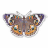 Lila Schmetterling Aufkleber (Vorderseite)