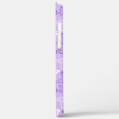 Lila Schmetterling Case-Mate iPhone Hülle (Rückseite / Links)