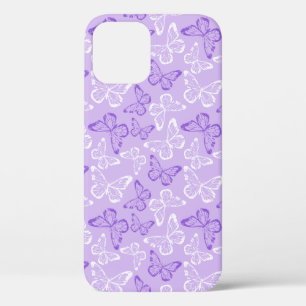 Lila Schmetterling Case-Mate iPhone Hülle