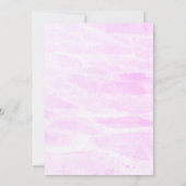 Lila Schmetterling Dankeskarte (Rückseite)