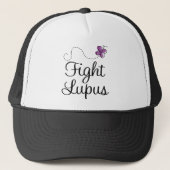 Lila Schmetterling des Lupus Truckerkappe (Vorderseite)