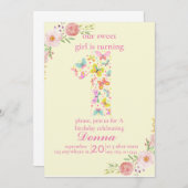 Lila Schmetterling Einladung (Vorne/Hinten)