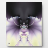 Lila Schmetterling Fotoplatte (Vorderseite)