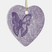 Lila Schmetterling Keramikornament (Rechts)
