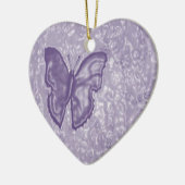 Lila Schmetterling Keramikornament (Links)