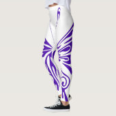 Lila Schmetterling Leggings (Links)