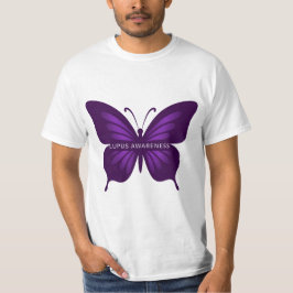 Lila Schmetterling: Lupus-Bewusstsein T-Shirt