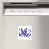 Lila Schmetterling Magnet (In Situ (Geschirrspüler))