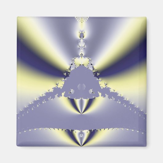 Lila Schmetterling Magnet (Vorne)