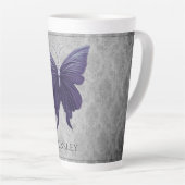 Lila Schmetterling Milchtasse (Rechte Ecke)