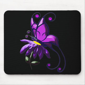 Lila Schmetterling Mousepad