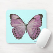 Lila Schmetterling Mousepad (Mit Mouse)