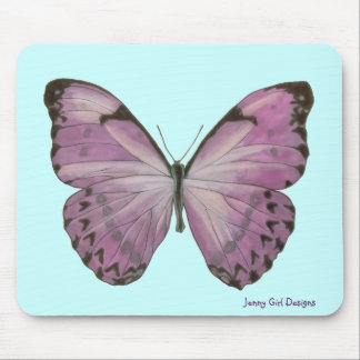 Lila Schmetterling Mousepad