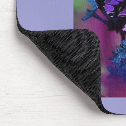 Lila Schmetterling Mousepad (Ecke)