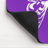 Lila Schmetterling Mousepad (Ecke)