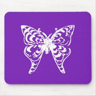 Lila Schmetterling Mousepad