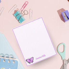 Lila Schmetterling Personalisierter Name