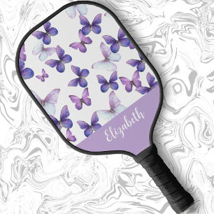 Lila-Schmetterling-Pickleball-Schläger mit individ Pickleball Schläger