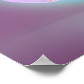 Lila Schmetterling Poster (Ecke)