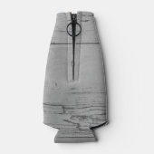 Lila Schmetterling Rustikale Personalisierte Flasc Flaschenkühler (Rückseite)