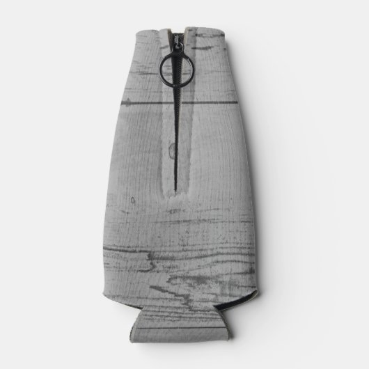 Lila Schmetterling Rustikale Personalisierte Flasc Flaschenkühler (Rückseite)