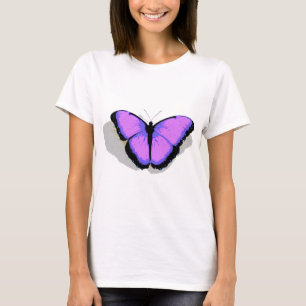 Lila Schmetterling! T-Shirt