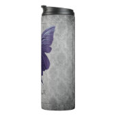 Lila Schmetterling Thermosbecher (Nach rechts gedreht)