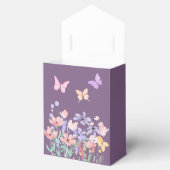 Lila Schmetterling und Blooms Baby Dusche Gefällig Geschenkschachtel (Geöffnet)