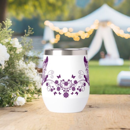 Lila Schmetterlinge (Hochzeit)