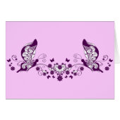 Lila Schmetterlinge (Vorderseite (Horizontal))
