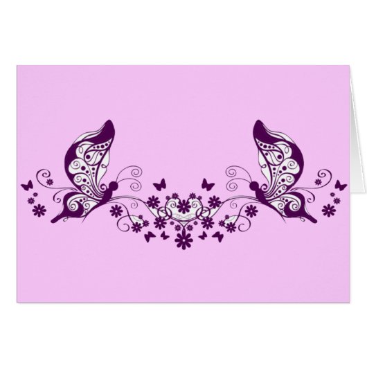 Lila Schmetterlinge (Vorderseite (Horizontal))