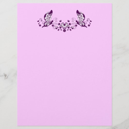 Lila Schmetterlinge (Vorderseite)