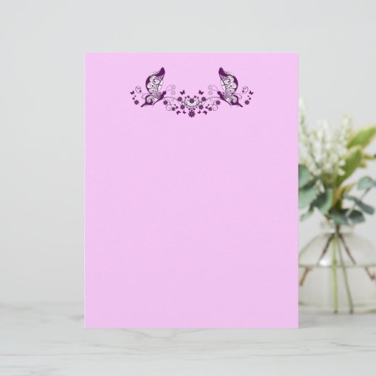 Lila Schmetterlinge (Stehend Vorderseite)