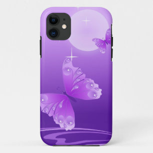Lila Schmetterlinge Case-Mate iPhone Hülle