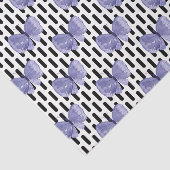 Lila Schmetterlinge (Design 4 der Lila Serie) Seidenpapier (Ausschnitt)