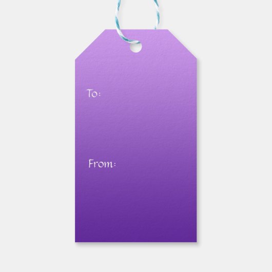 Lila Schmetterlinge Geschenkanhänger (Rückseite)