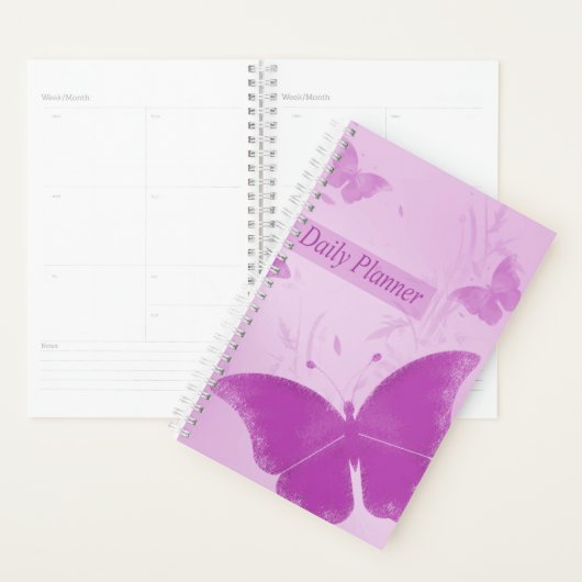Lila Schmetterlinge Planer (Anzeige)