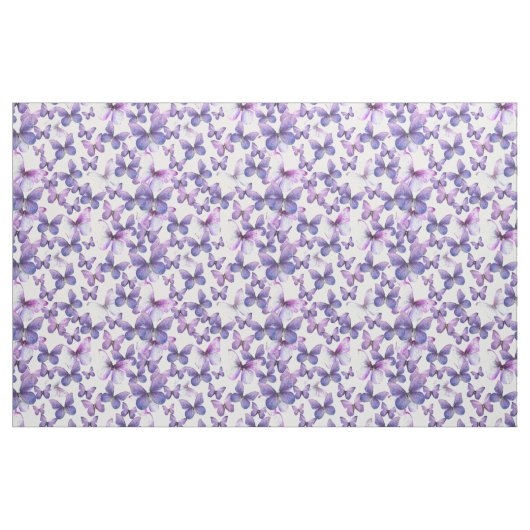 Lila Schmetterlinge, Quilts oder Boote Stoff (Fat Quarter (45,7 x 55,9 cm))