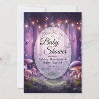 Lila Schmetterlinge Sternenklarer Himmel Babyparty